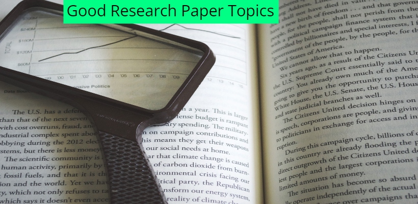Top 200 Good Research Paper Topics